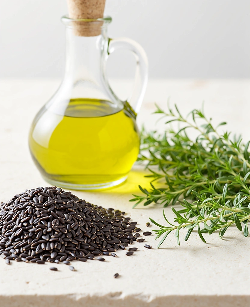 Ingredienti freschi mediterranei